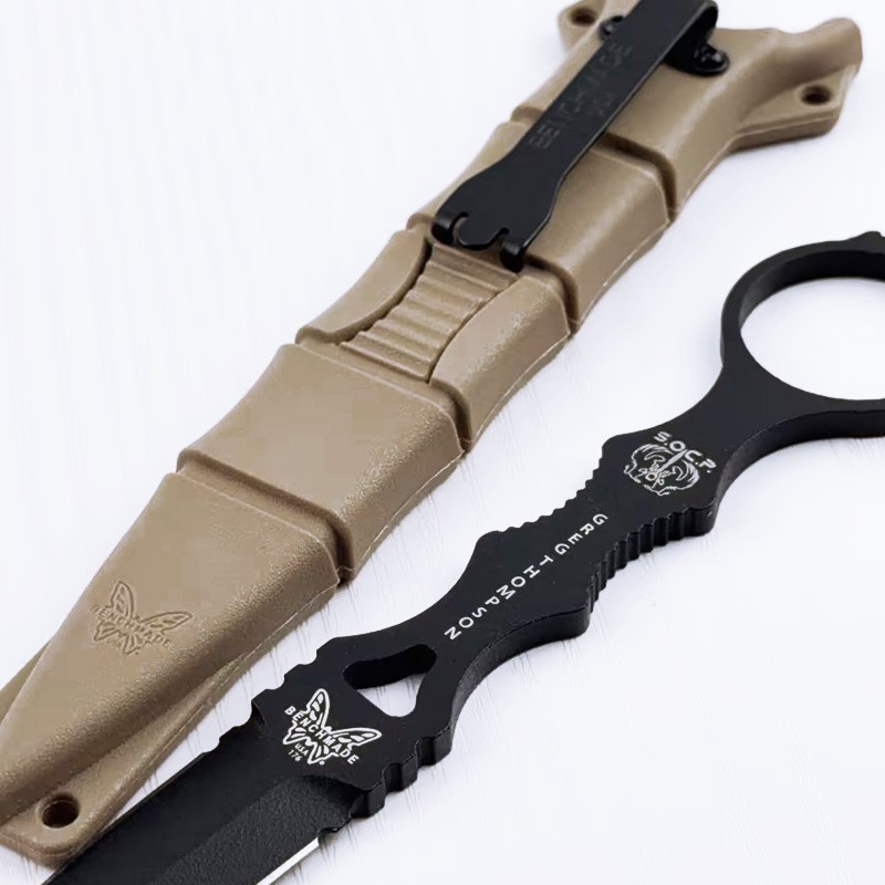 Benchmade SOCP Dagger 176BKSN Sand Sheath 440C Stainless Steel Black Knife