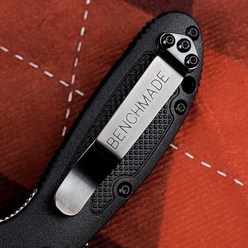 Benchmade 555-S30V Mini Griptilian Black Nylon Grivory Stainless Folding Knives