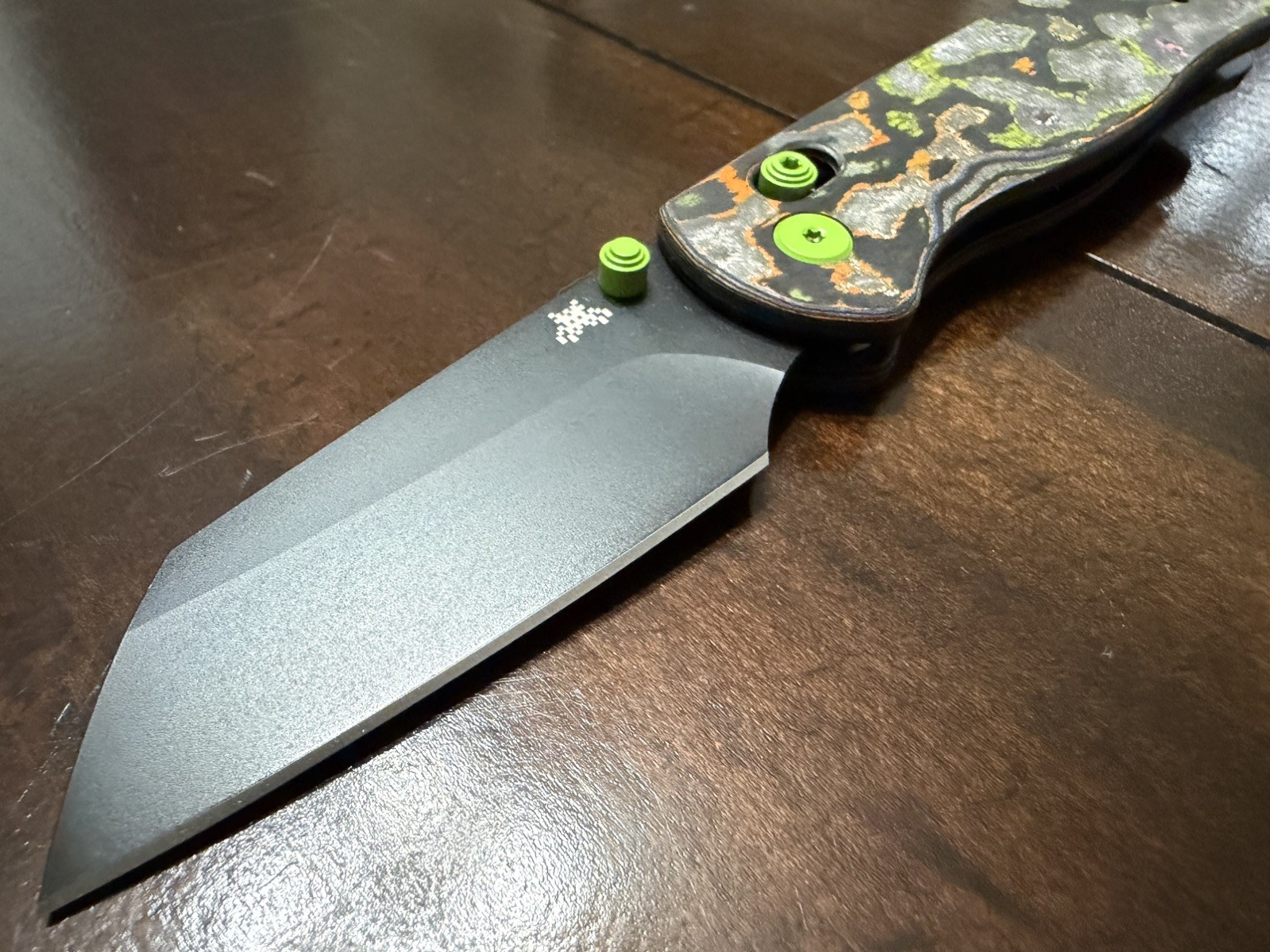 Kizer Drop Bear 80’s Camo Carbon Fiber 1 Of 200 Folding Pocket Knife
