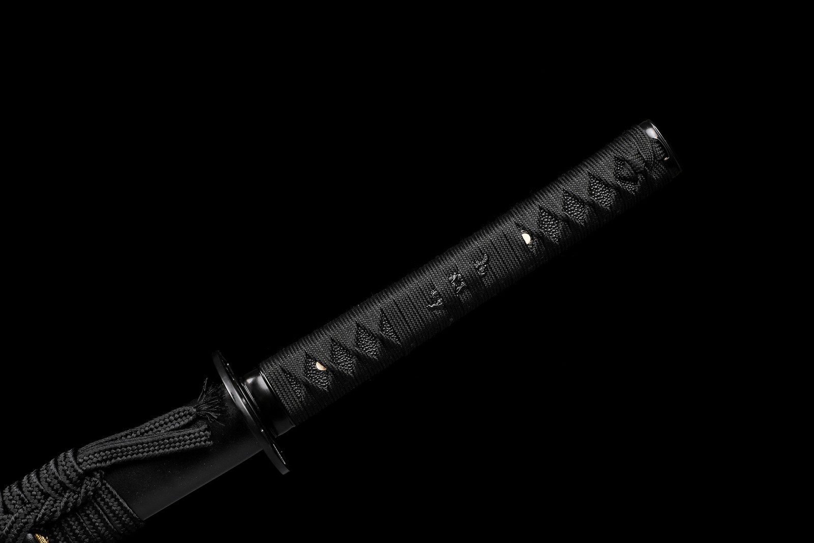 Handmade Japanese Samurai Katana Sword Damascus Folded Steel Full Tang Sharp