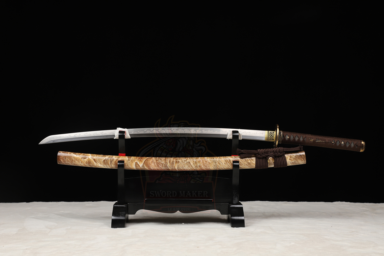 Japanese Samurai Katana Clay Tempered L6 Steel Blade Full Tang Sword Razor Sharp