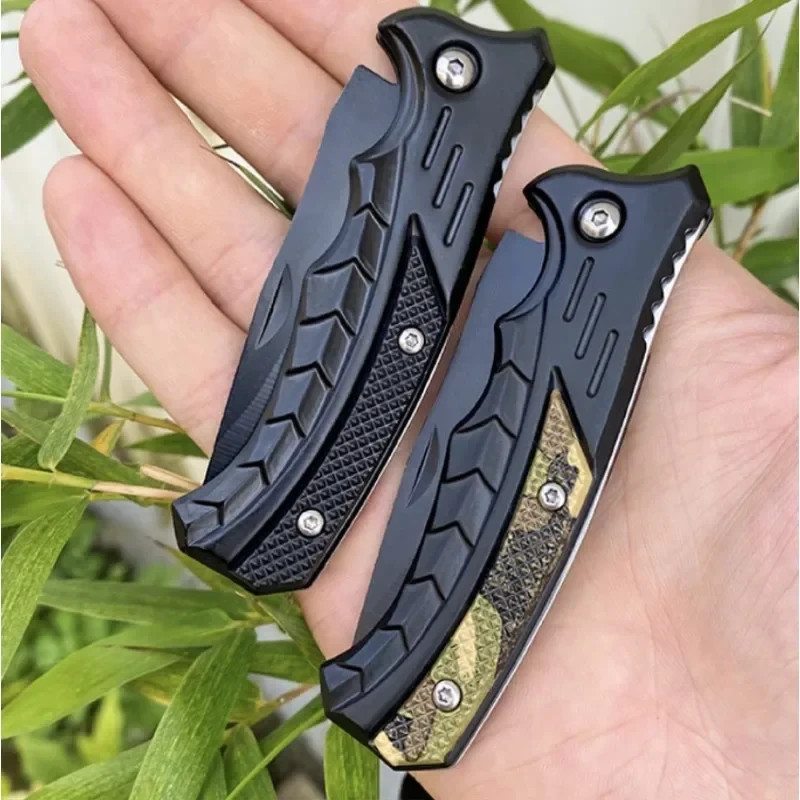 Spring Open Folding Pocket Knife Tactial Survival Tool Outdoor Camping EDC Knife