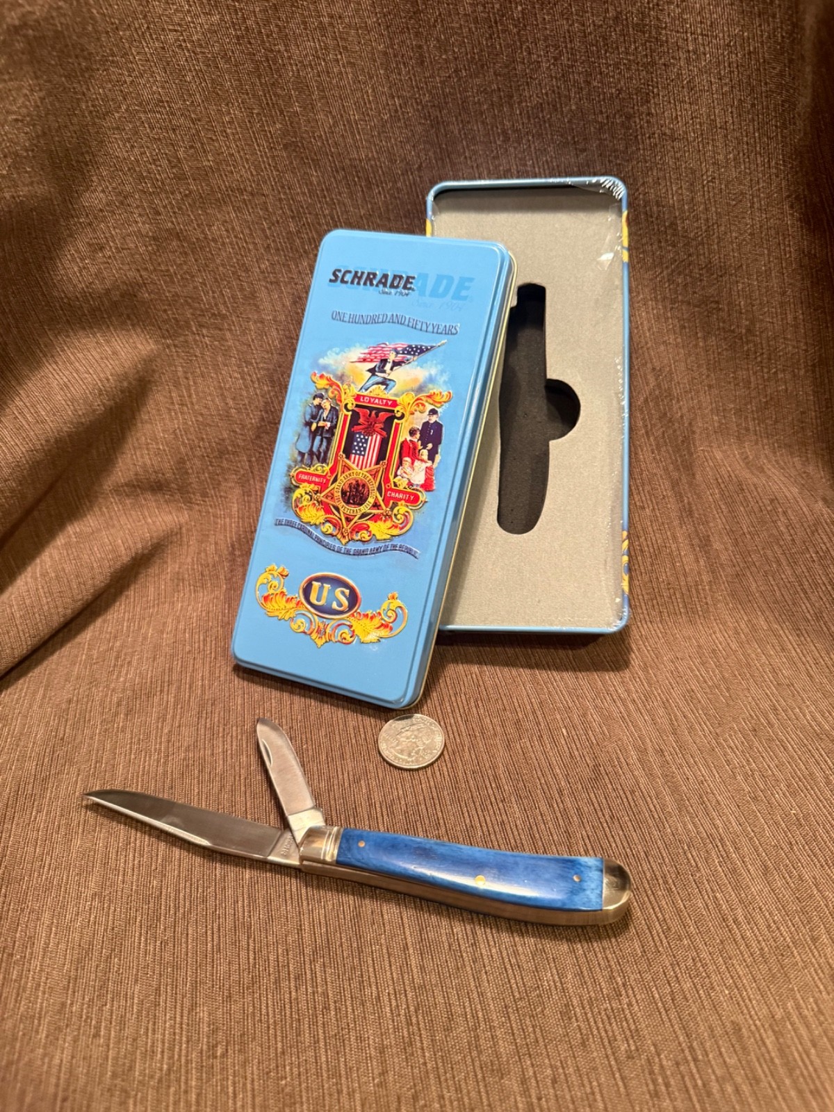 Schrade United States of America 150 Years Tin 294CWU