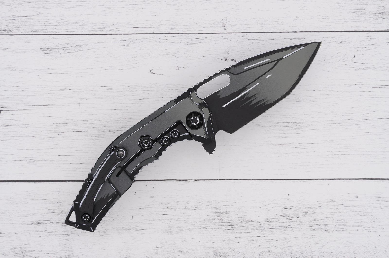 Heretic Knives Medusa Manual Tanto Gray Shading – MagnaCut