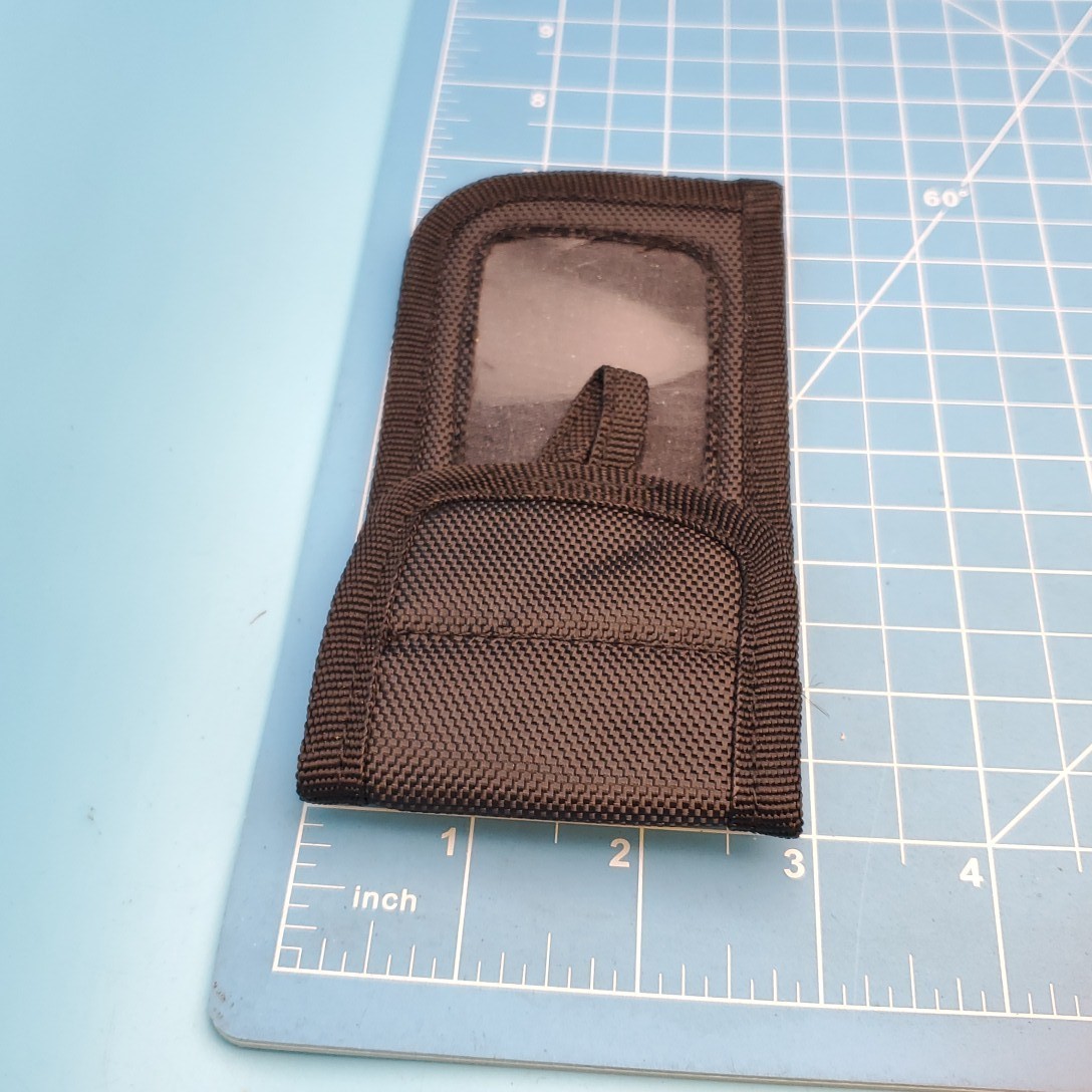 Folding Blade Knife Sheath Black Nylon Belt Pouch Case 5.5″x4.75″