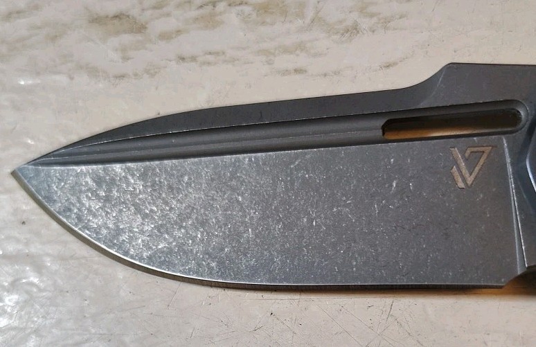 New Vanguard Continuum Framelock 3.4″ M390 SW Drop Point Blue Ti & CF Handle