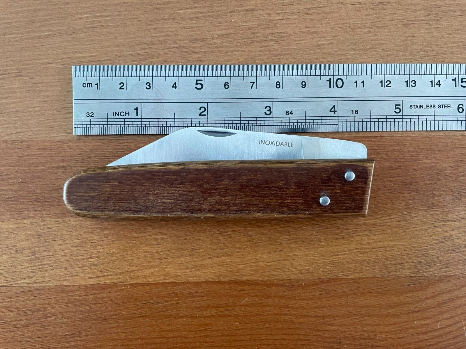 3.5 in. / 9cm – Navaja Pastora Albacete Knife Stainless No Lock – USA Seller