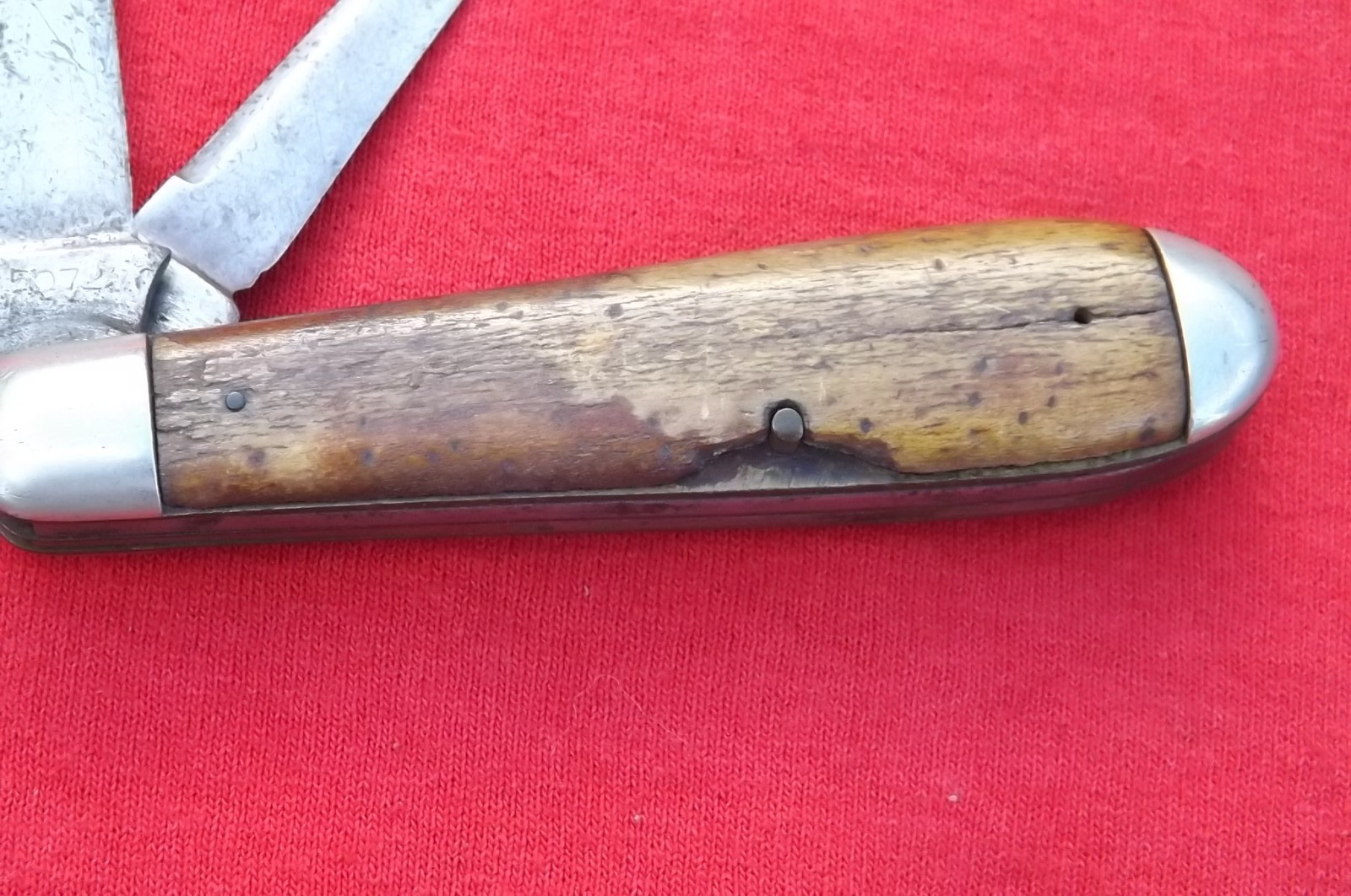 Vintage Early John Primble India Steel Works USA Bone ENGLISH JACK Knife USED