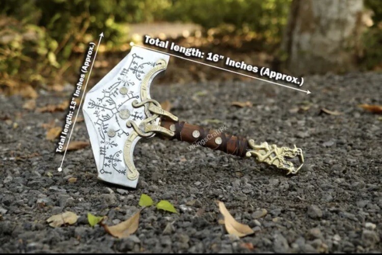 Custom Handmade Carbon Steel Blade God Of War Hammer | Thor Hammer | God of War