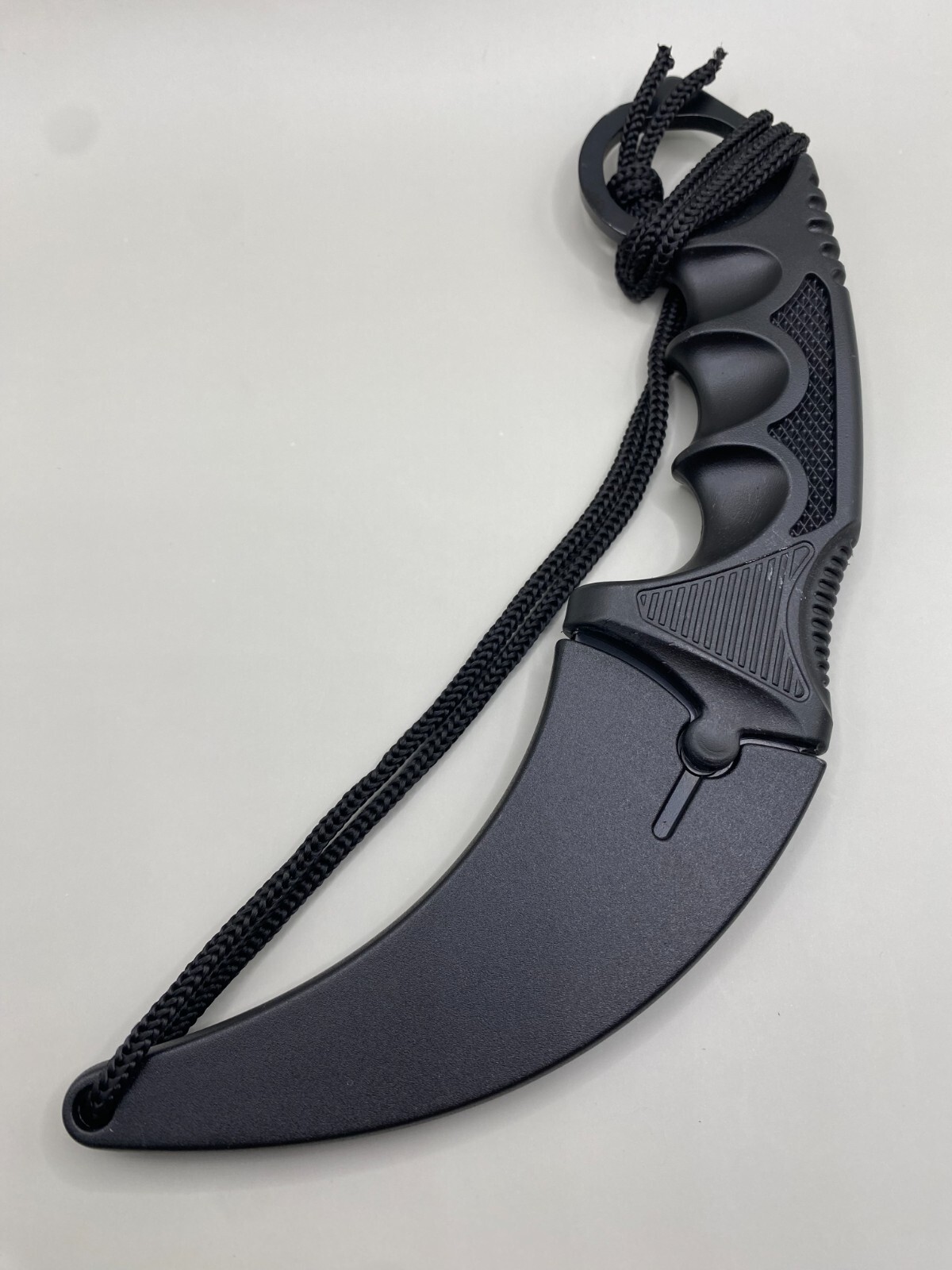 TACTICAL COMBAT KARAMBIT NECK KNIFE Survival Hunting BOWIE Fixed Blade w/ SHEATH