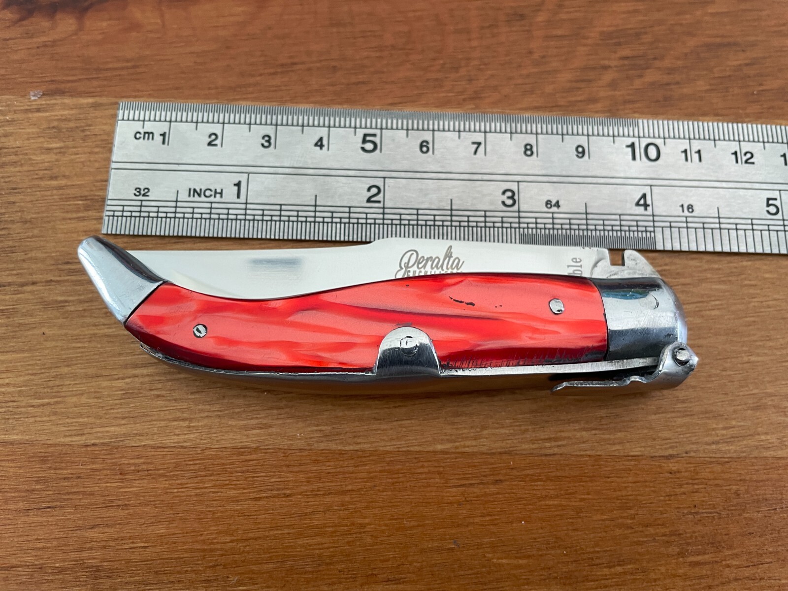 3.3″ Spanish Navaja Pocket Knife Celluloid Scales Handcrafted in Spain US Seller