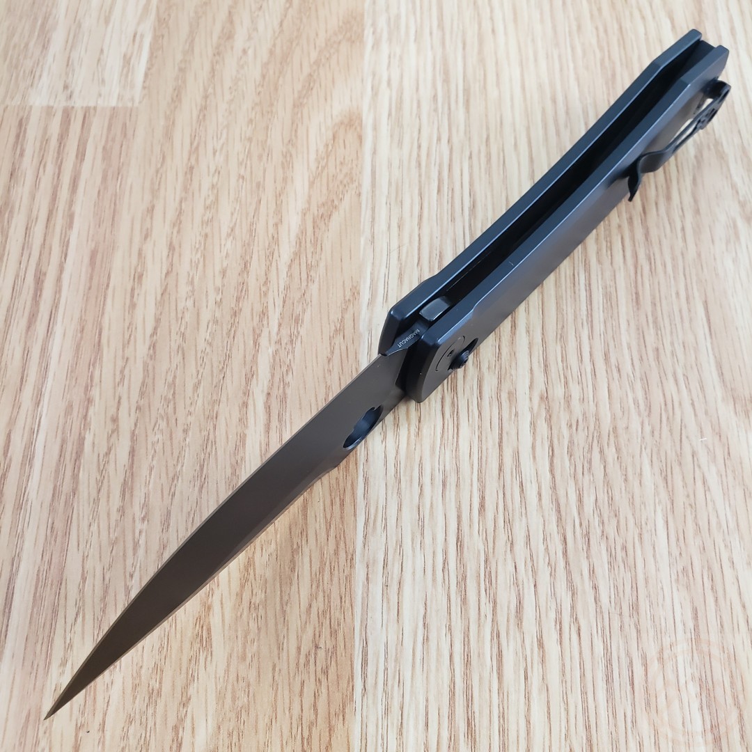 Daggerr Knives Nightmare Folding Knife 4 Bohler M390 Steel Blade Titanium Handle