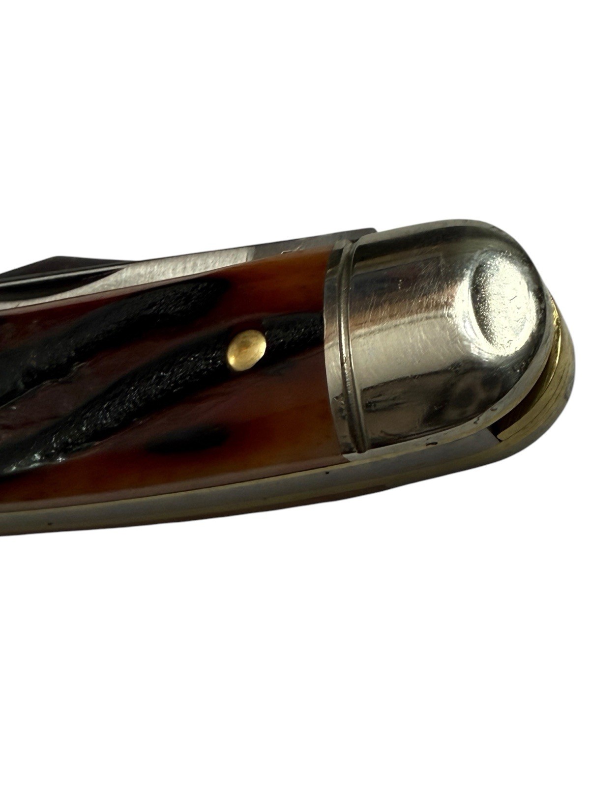 Great Eastern Cutlery GEC 661225 Amber Worm Groove India Bone Satin DH-2370