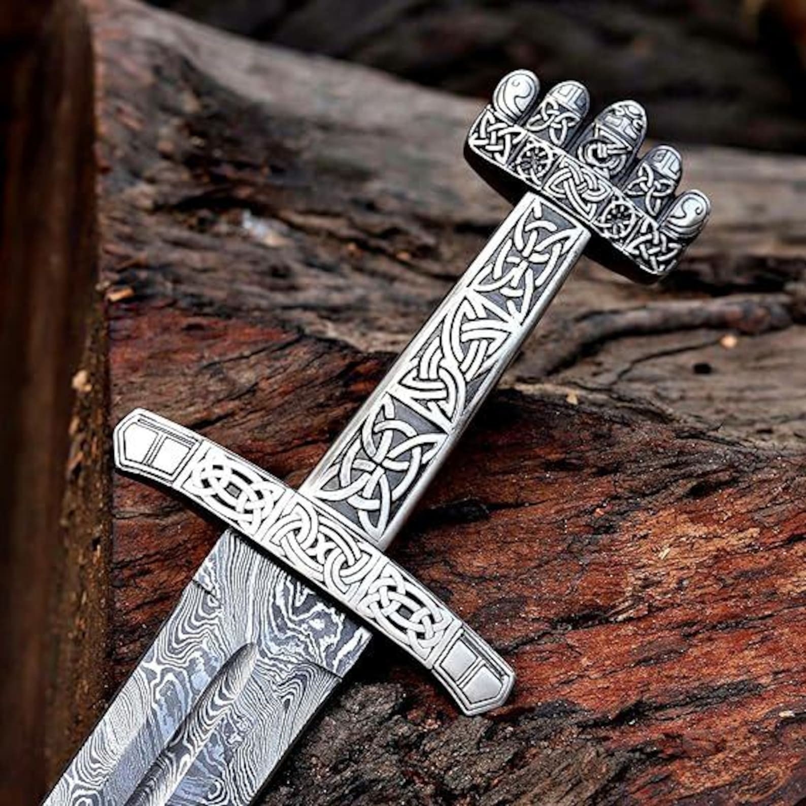 Handmade Ragnar Viking Sword Norse Sword Replica Sword Historical Collectible