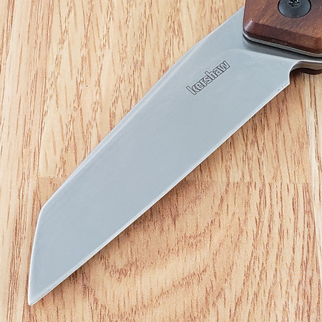 Kershaw Avert Linerlock Assisted Folding Knife 3.25″ Stainless Blade Wood Handle
