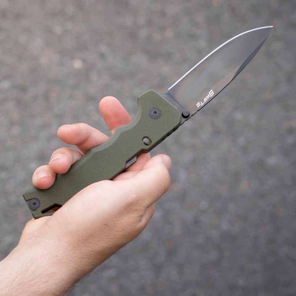NIB New Cold Steel Swift III Folding Knife 4″ CPM-M4 Steel Blade G10 Handle