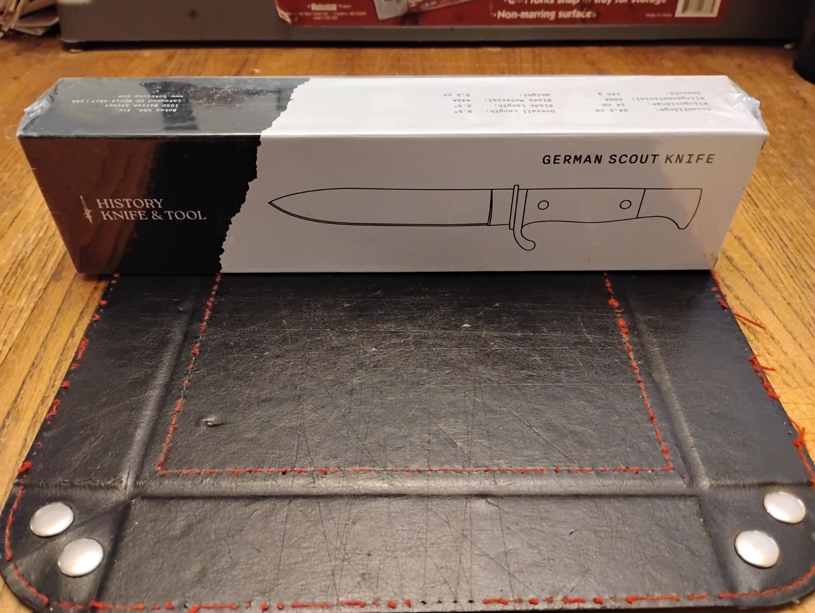 Boker German Scout Knife 5.5″ 440 Stainless Steel Blade Polyoxemethylene Handle