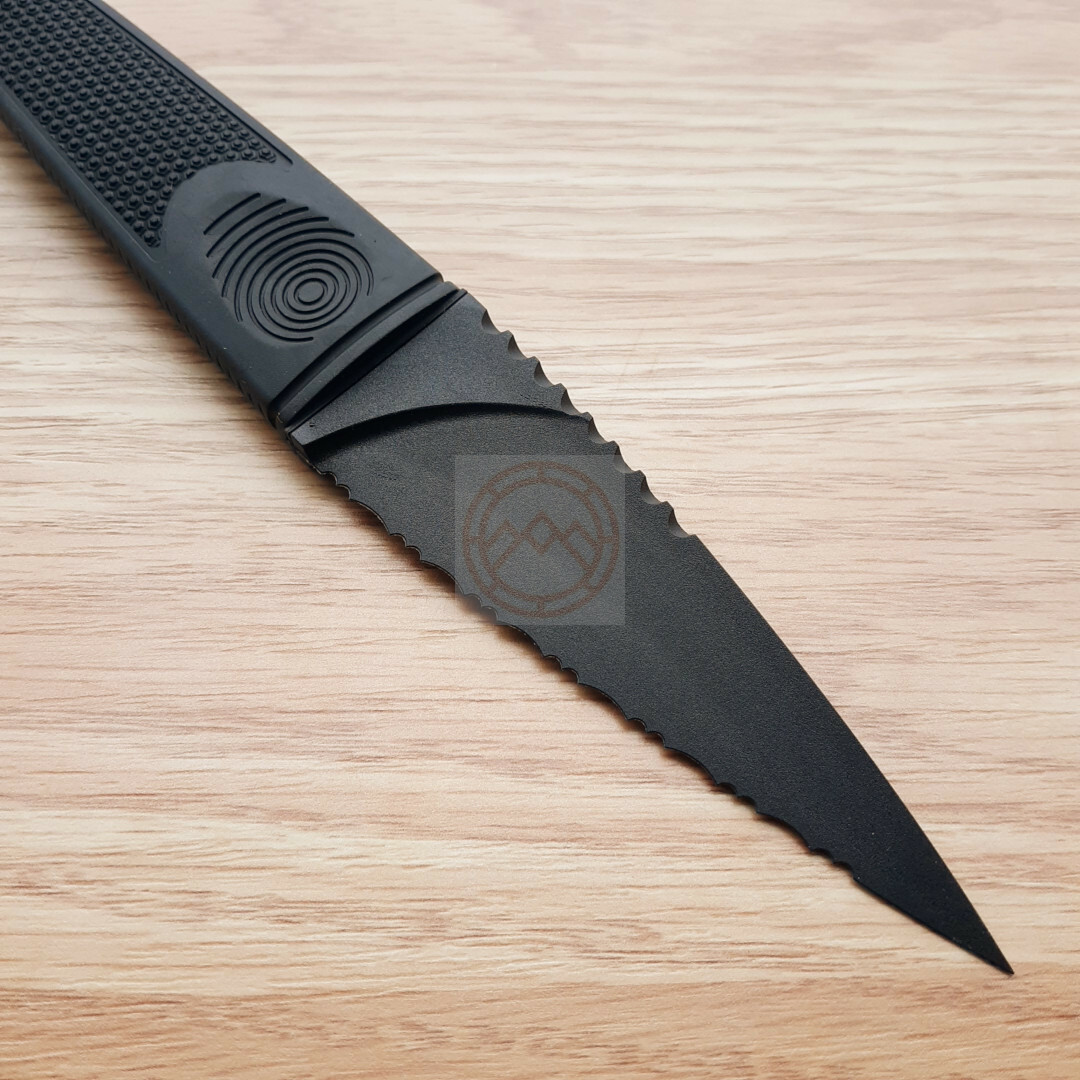 Cold Steel FGX Skean Training Fixed Knife 4″ Black Grivory Blade Rubber Handle