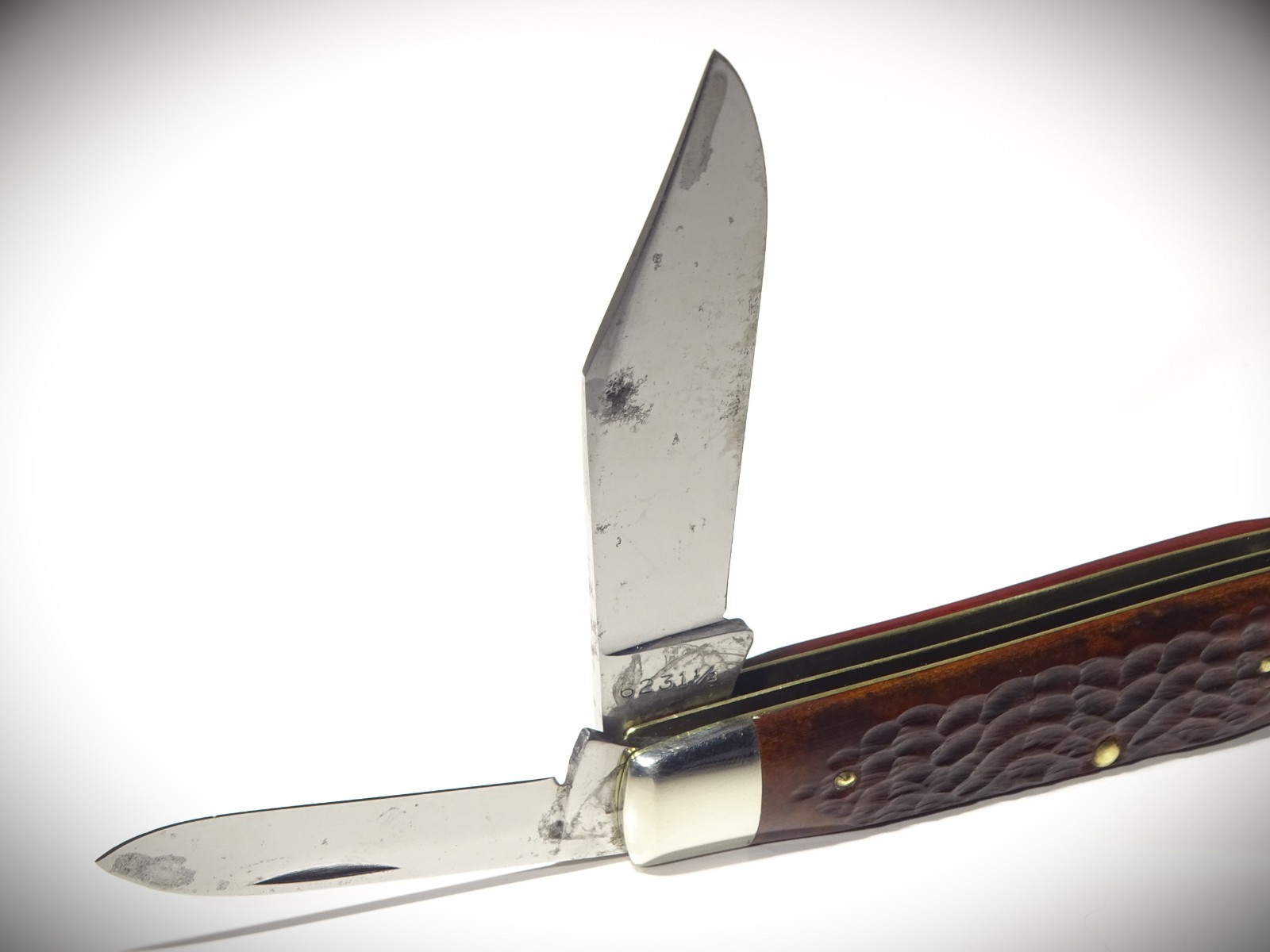💥1974 Case XX 6231 1/2 ~ Tear Drop Jack ~ Beautiful Red Bone ~ Never Sharpened~