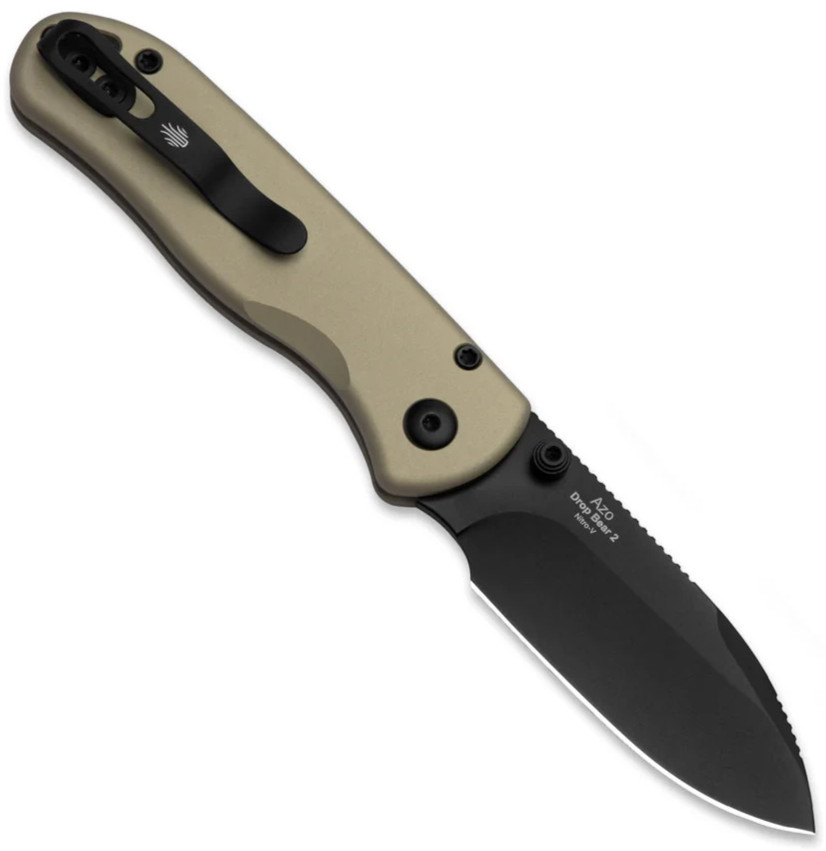 Kizer Cutlery Drop Bear 2 Folding Knife 3″ Nitro V Steel Blade Aluminum Handle