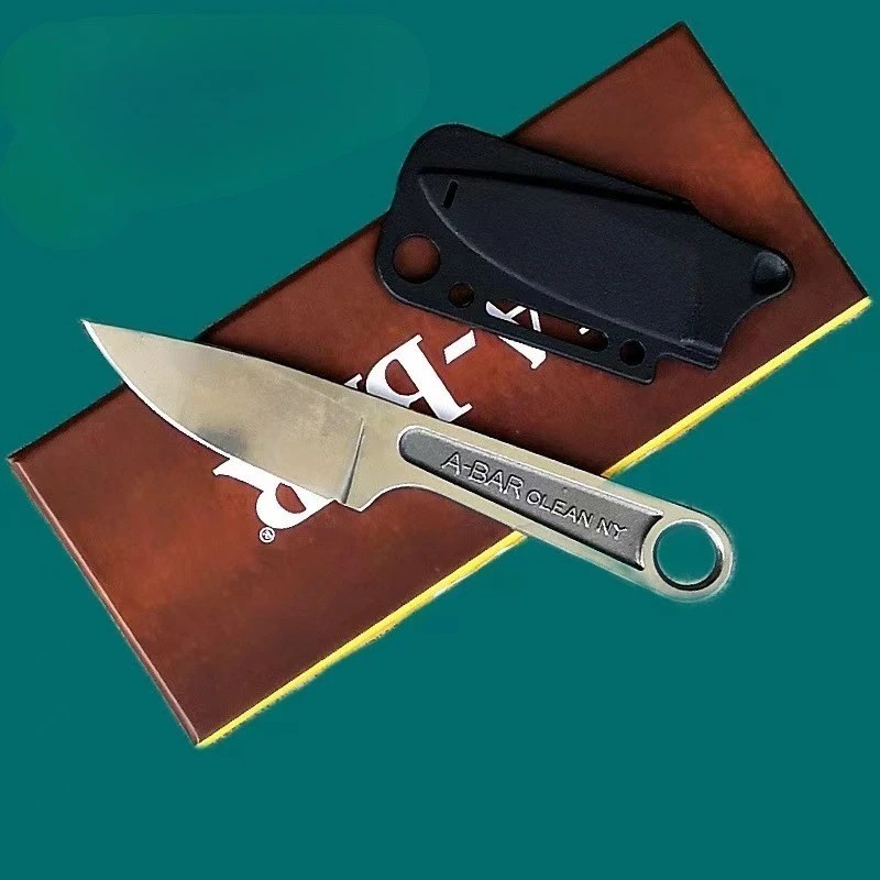 Ka-Bar Wrench Fixed Knife 3″ Blade 425 Carbon Steel One Piece. Free Shipping.