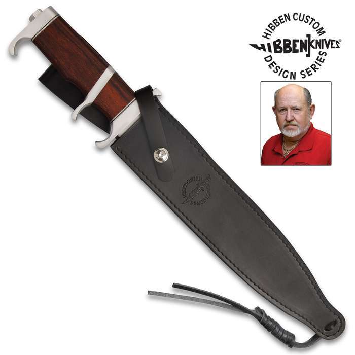 Gil Hibben Bloodwood Fixed Blade Knife Toothpick Hunting Tactical Bowie New