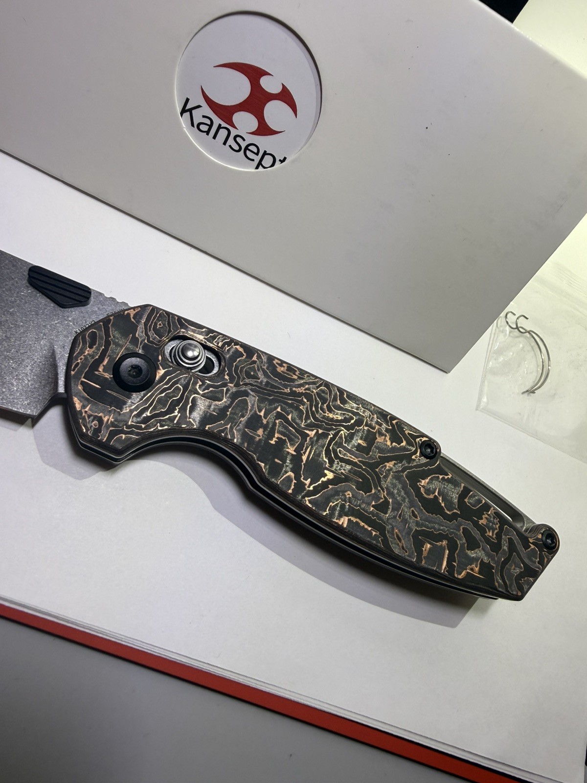 Kansept Model 6 K1022V2 Ambi Pocketknife CPM S35VN Drop Point Plain Liner NIB