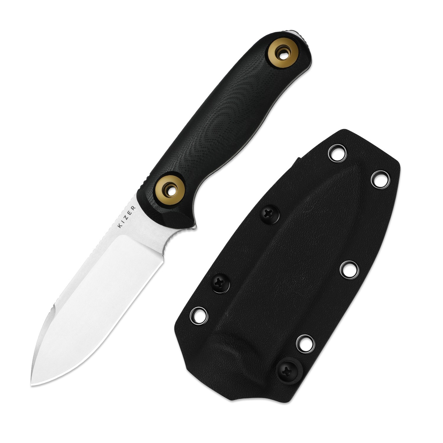 Kizer Drop Bear Fix 3 Fixed Knife 14C28N Blade G10 Handle Medium Size 1101A1
