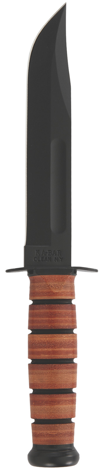 KA-BAR Leather Handled Original U.S.A Fighting/Utility Knife Fast Fast Shipping