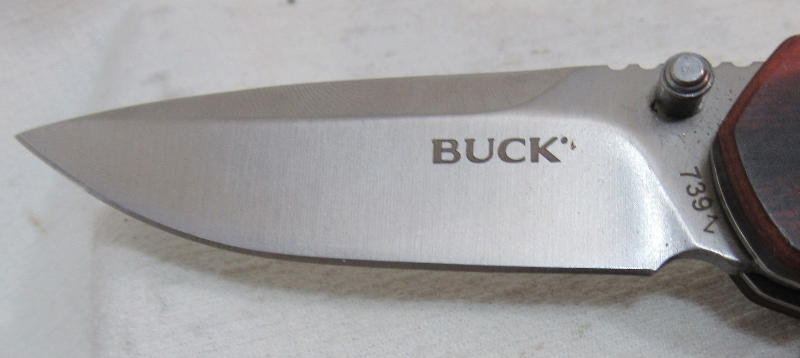 2024 BUCK 739 Pocket Knives Wood Handle