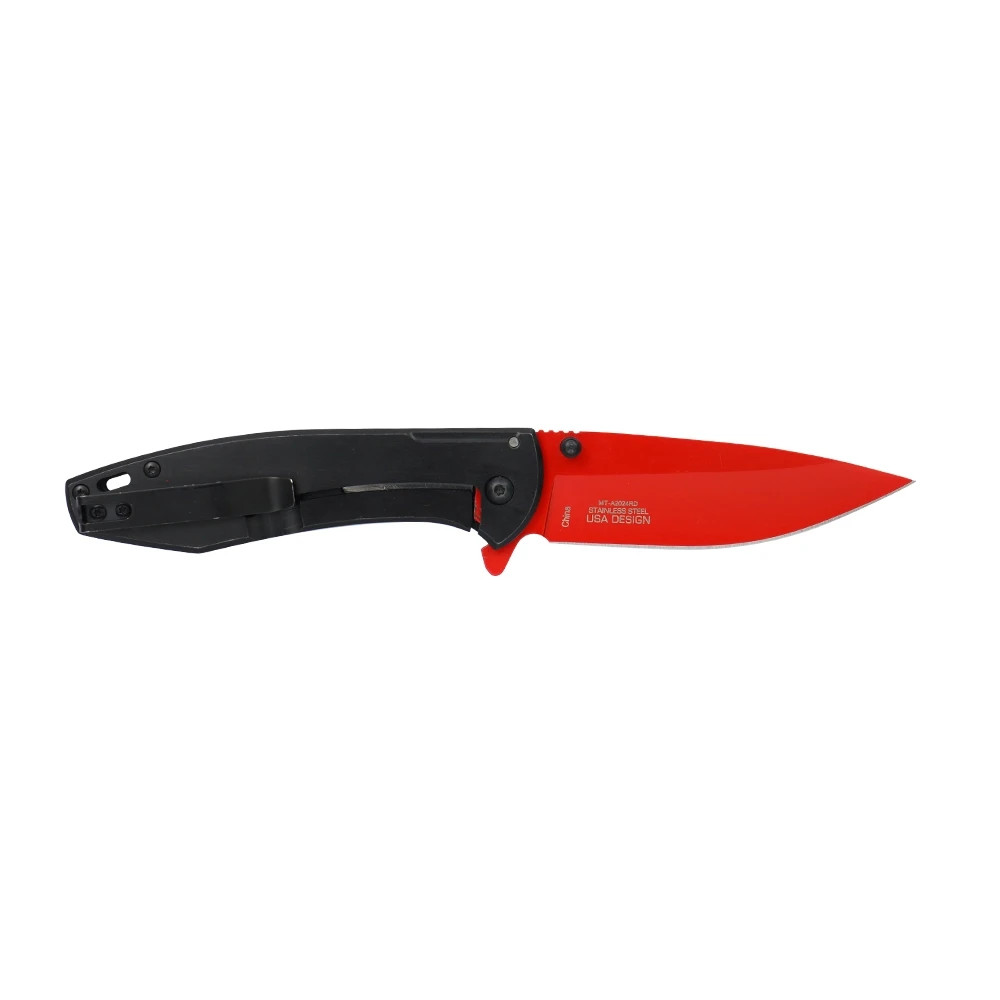 8.10″ MTech Spring Assisted Knife w/Aluminum Handle and Reversible Pocket Clip