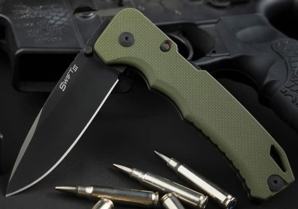 NIB New Cold Steel Swift III Folding Knife 4″ CPM-M4 Steel Blade G10 Handle