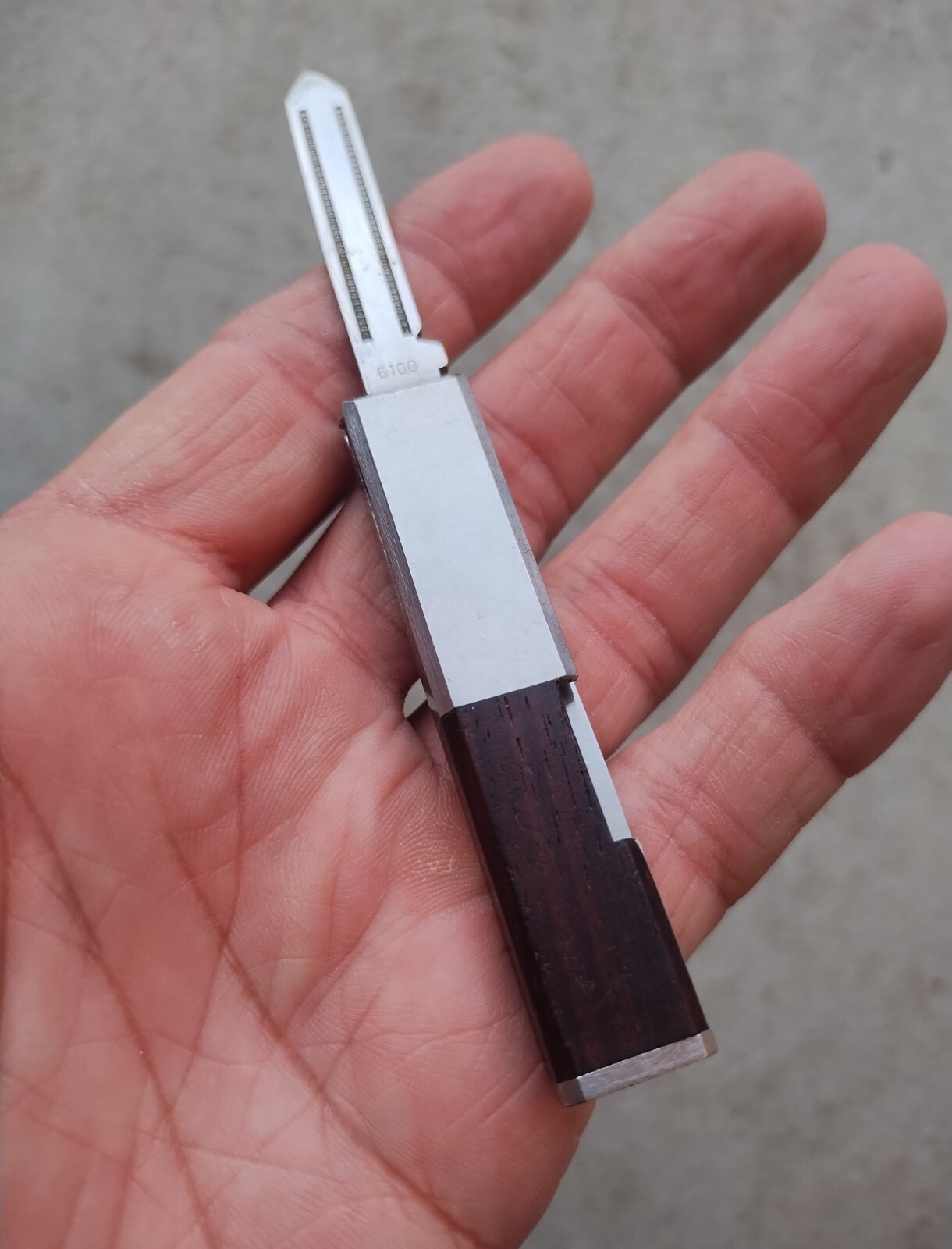 VINTAGE KERSHAW KAI #6100 KNIFE WITH FILE MADE IN JAPAN, 2.75″ CL., EXCELLENT