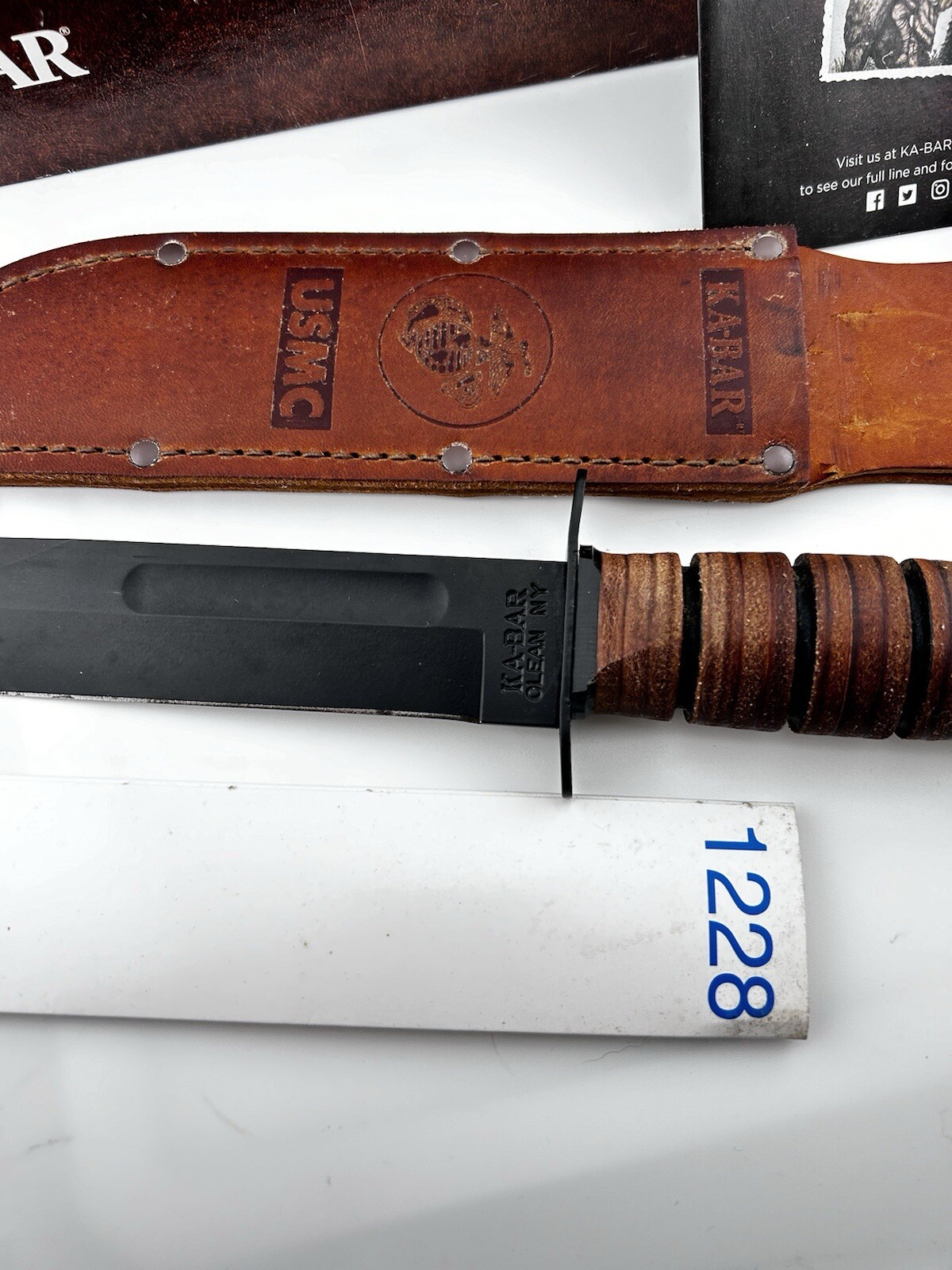 USMC The Legend KA-BAR® Fighting/Utility Knife 1217 – Original USA -Short Model