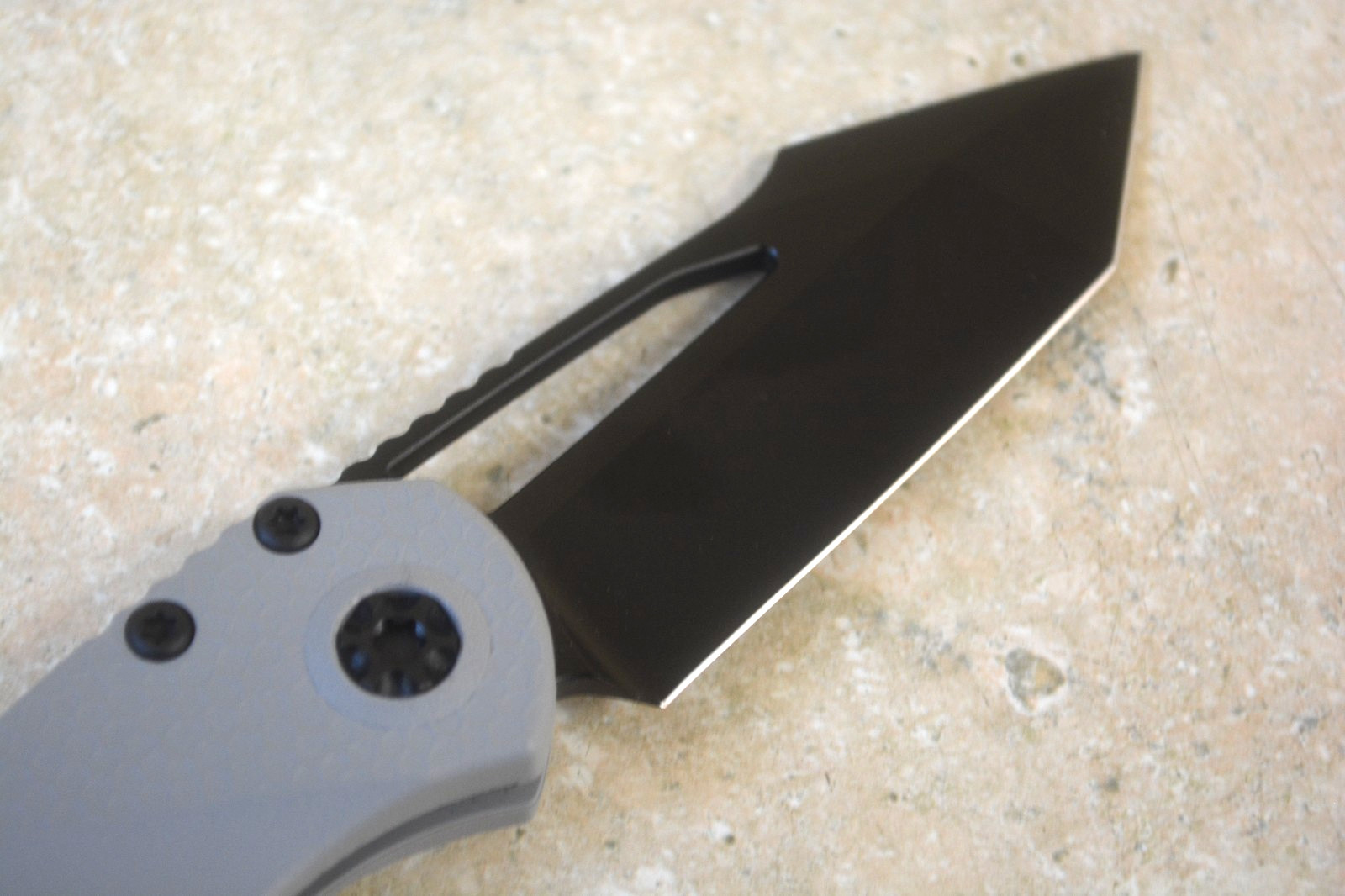 Heretic Knives Mini Pariah Manual Gray Tanto H053-4A-GRY *New* FREE SHIPPING