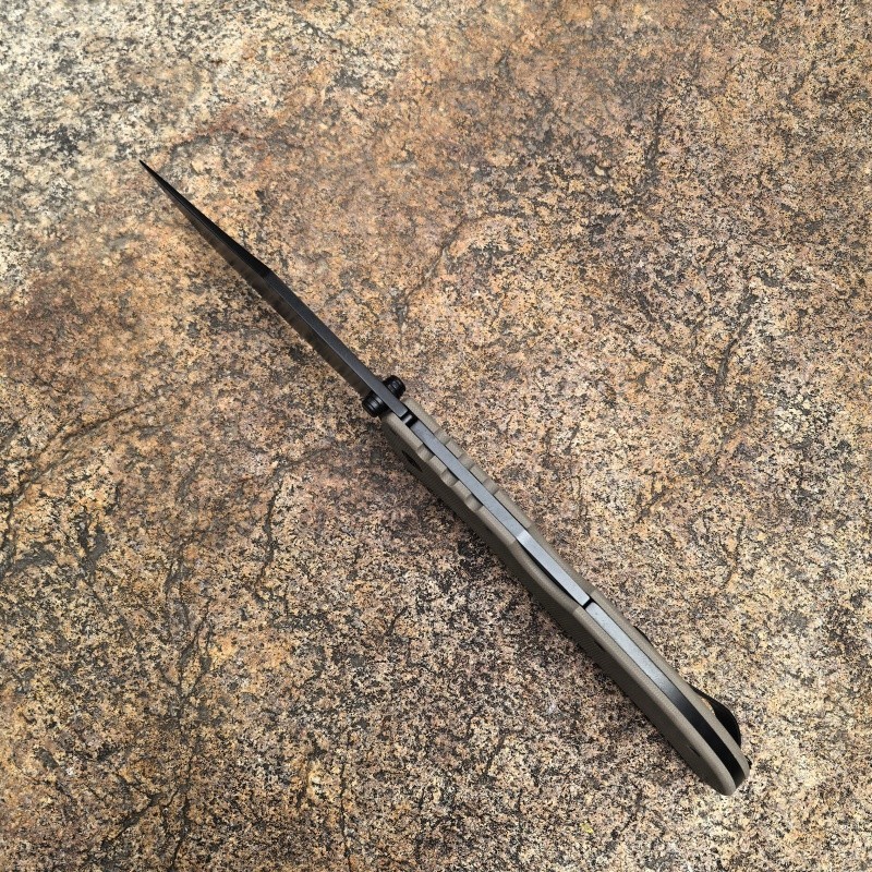 Broken Skull Lock Back CTS XHP Desert G10 Handle Pocket Folding Edc