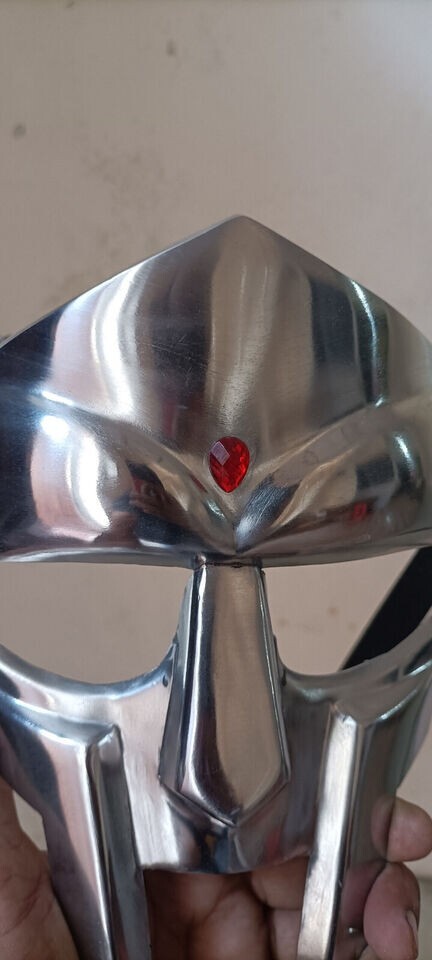 MF DOOM Mask Mad-villain Mild Steel Face Armour Medieval Face Halloween Mask