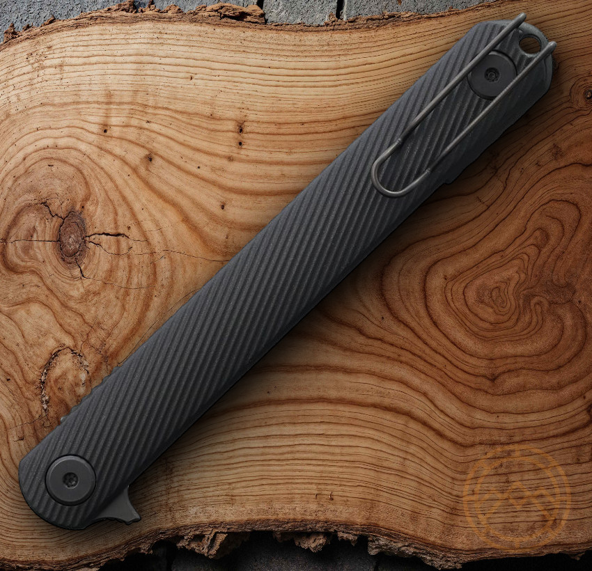 Spartan Blades Nemec Folding Knife 3.5″ CPM S35VN Steel Blade Black GFN Handle