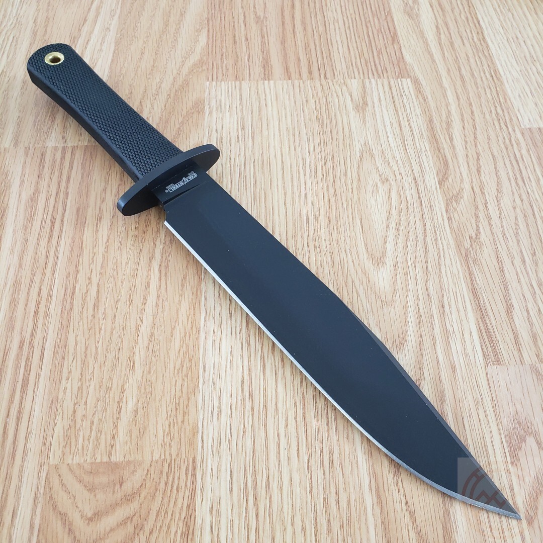 Cold Steel Trail Master Fixed Knife 9.5″ 52100 Steel Blade Black Kray-Ex Handle