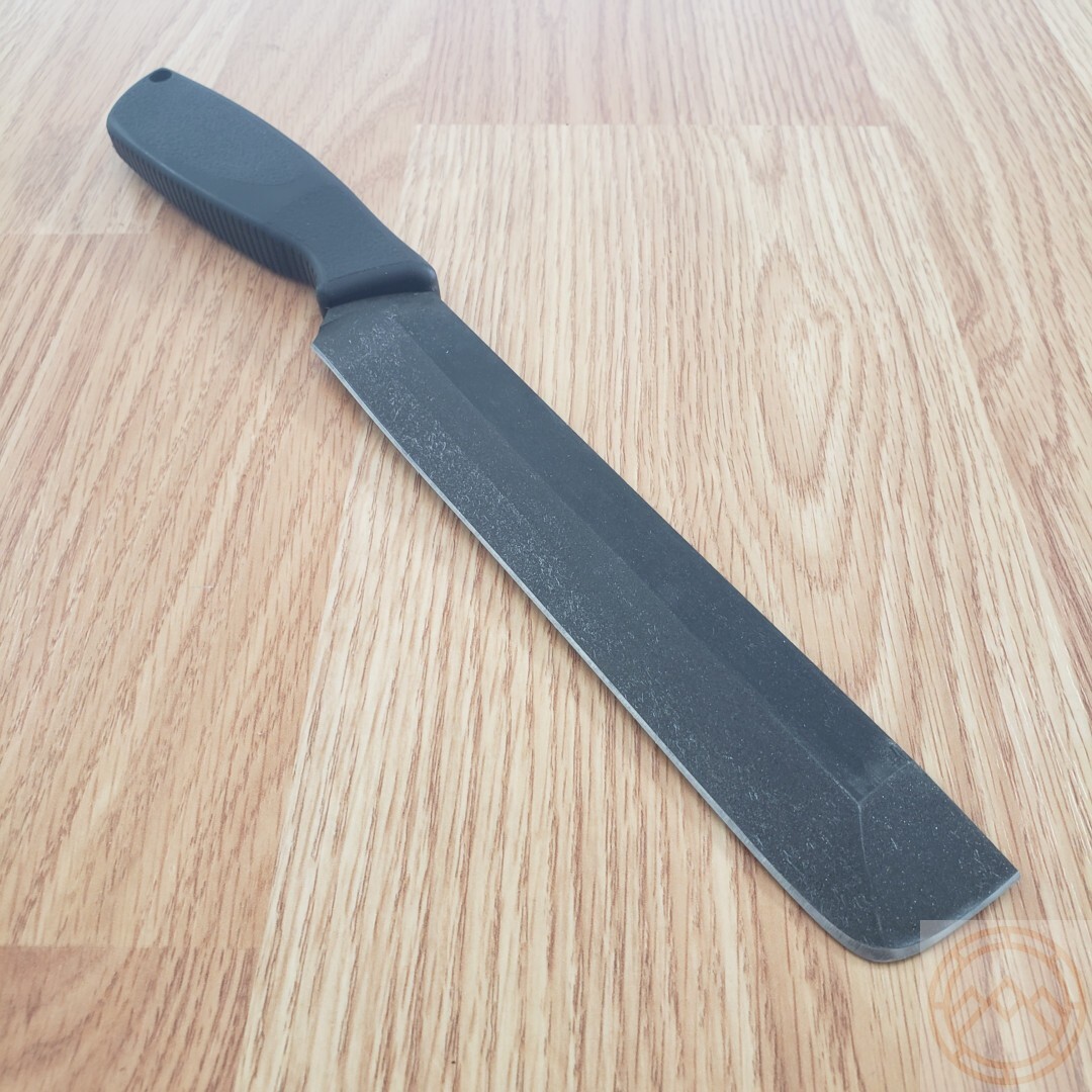 Ontario Spec Plus Alpha Fixed Machete 7.25″ Carbon Steel Blade Rubber Handle