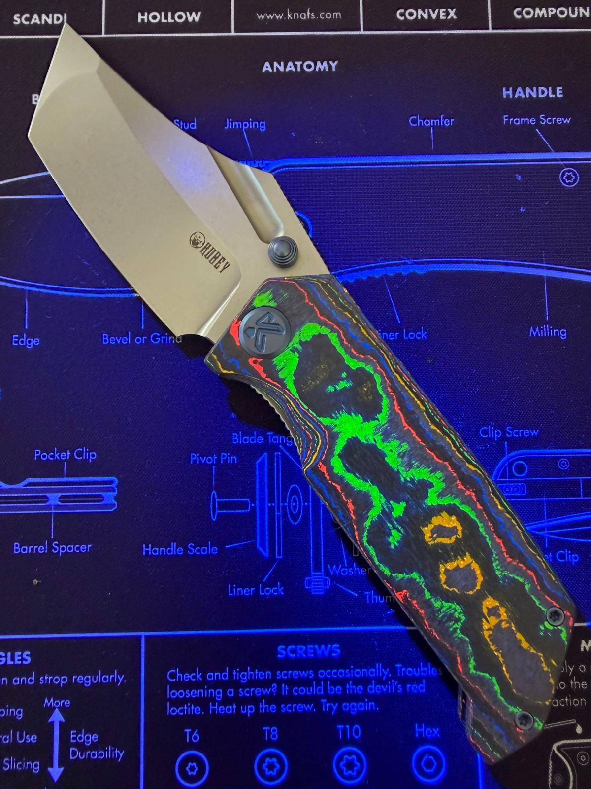Kubey Hamster 80’s Camo 14C28N Satin