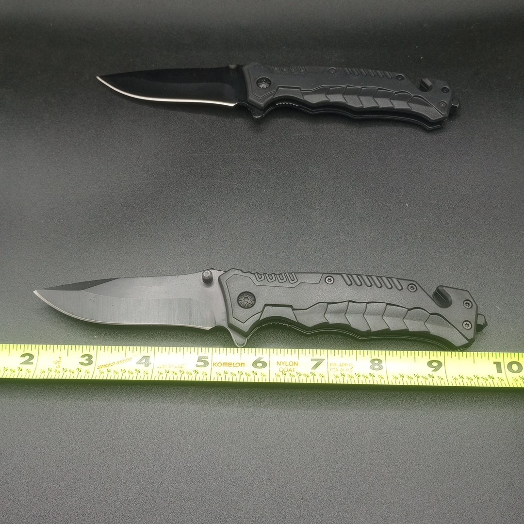 2 Pack Of / 7.9 Inch Tactical Folding Pocket Knives EDC Tool Outdoors US Seller