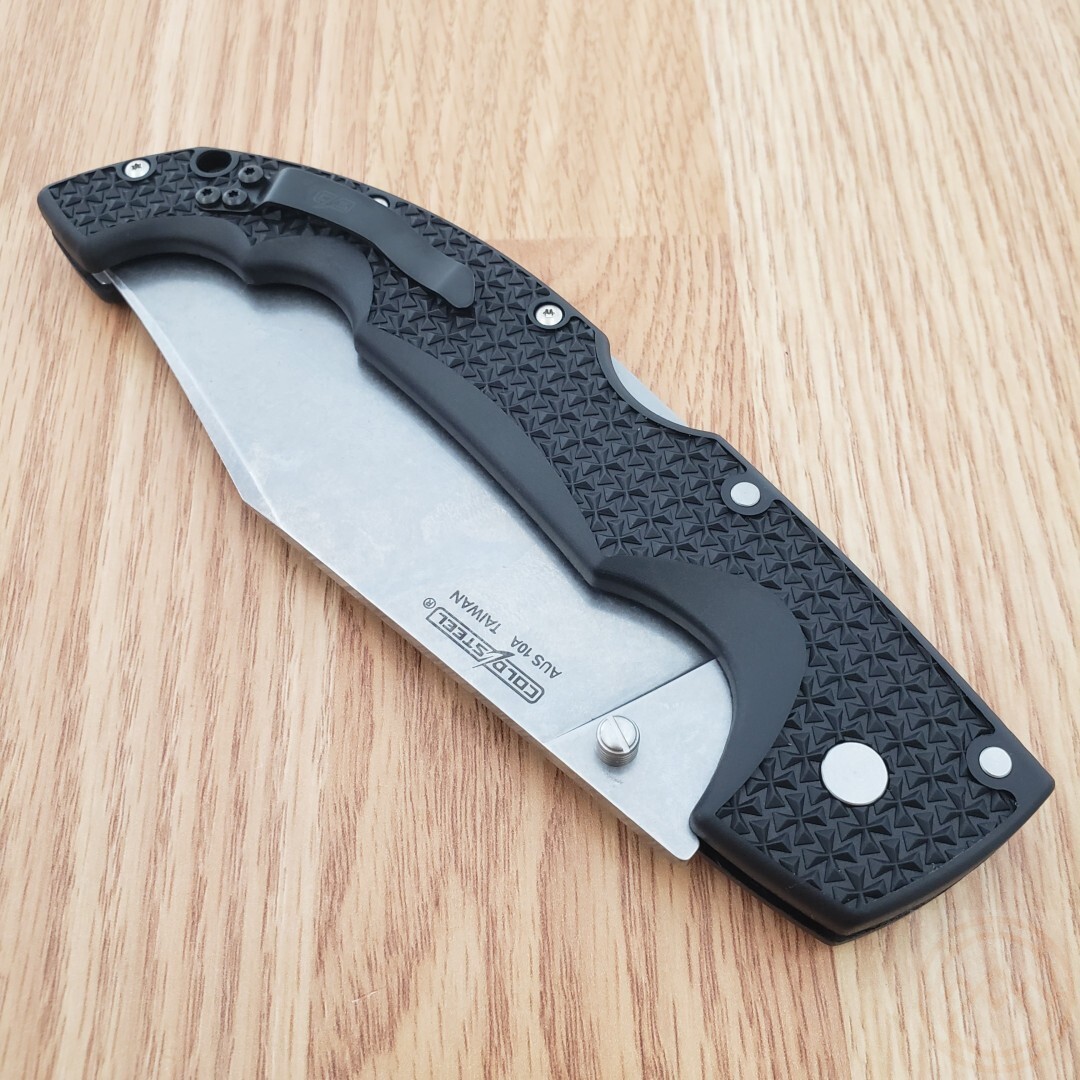 Cold Steel Voyager XL Lock Folding Knife 5.5″ AUS-10A Steel Blade Griv-Ex Handle