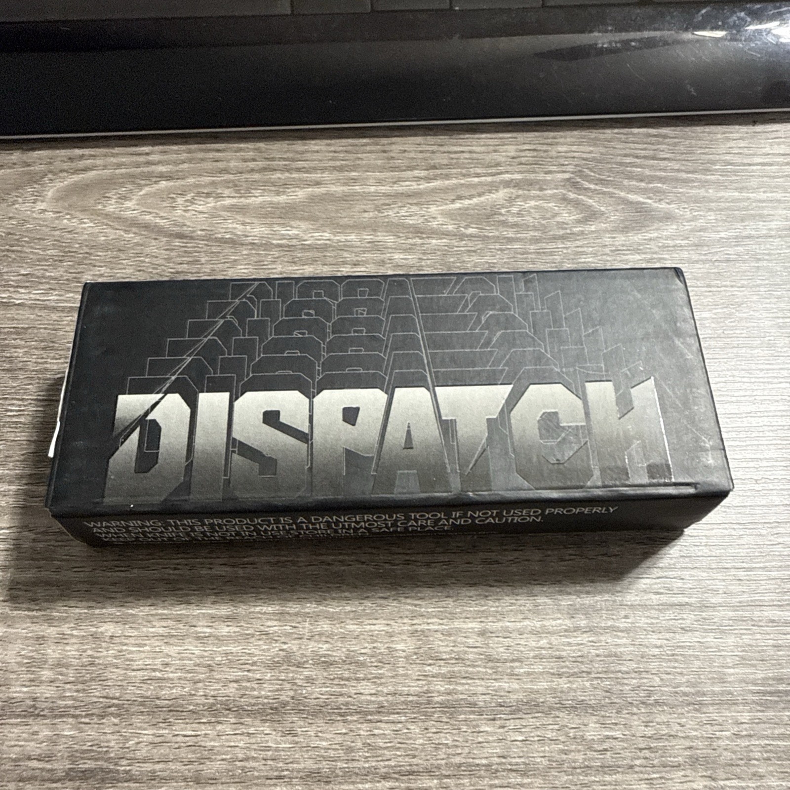 Dispatch Pocketknife Green Micarta Handle Stainless Cleaver Blade Manual Liner