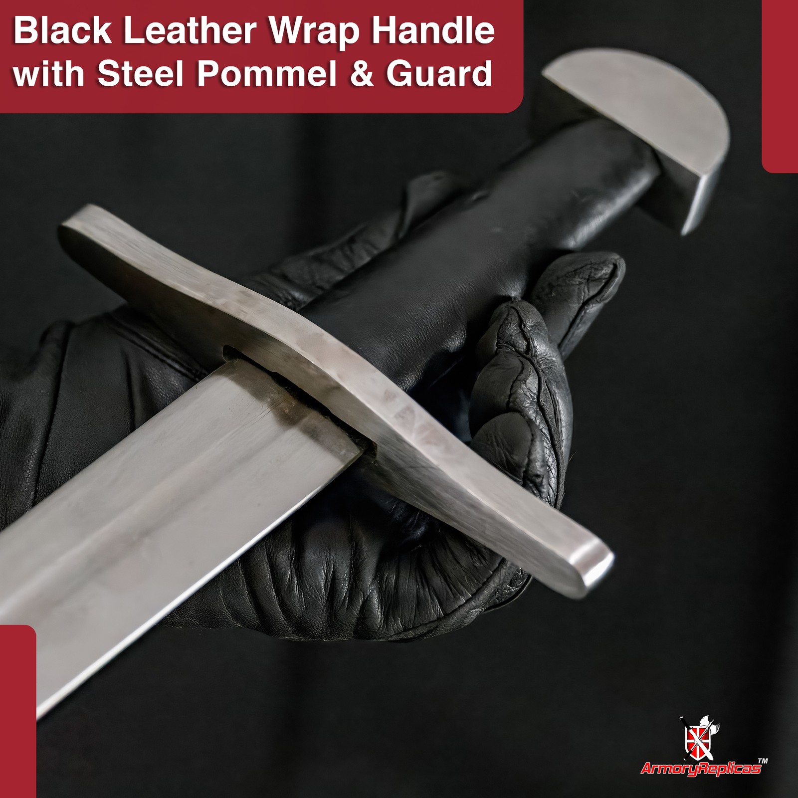 Medieval Renaissance Full Tang Battle Ready Warrior Knight Arming Sword 40″
