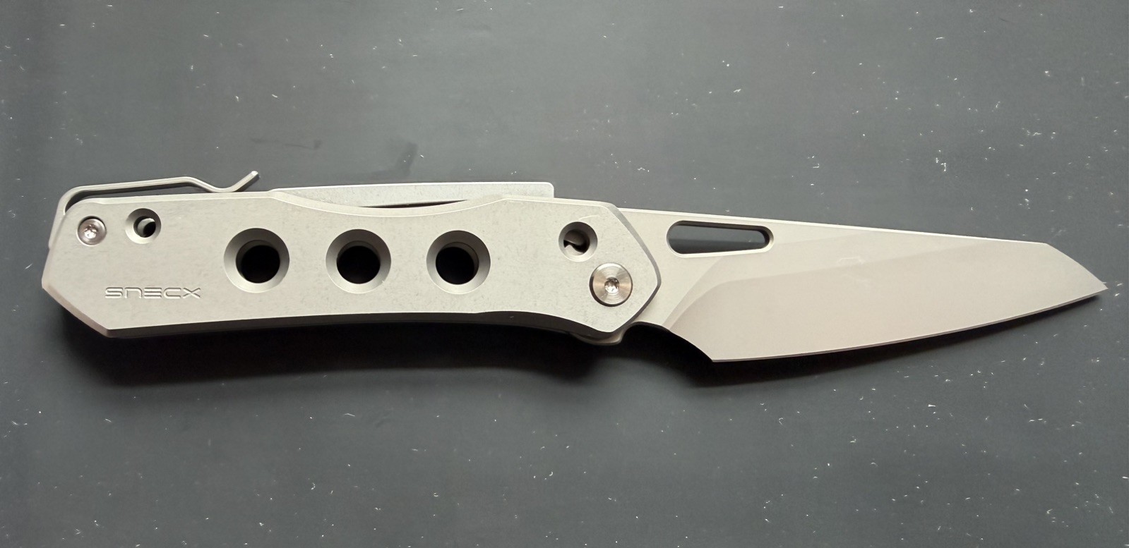 Vision R| WE21031-1 Gray titanium trade silver bead blasted camp 20cv blade