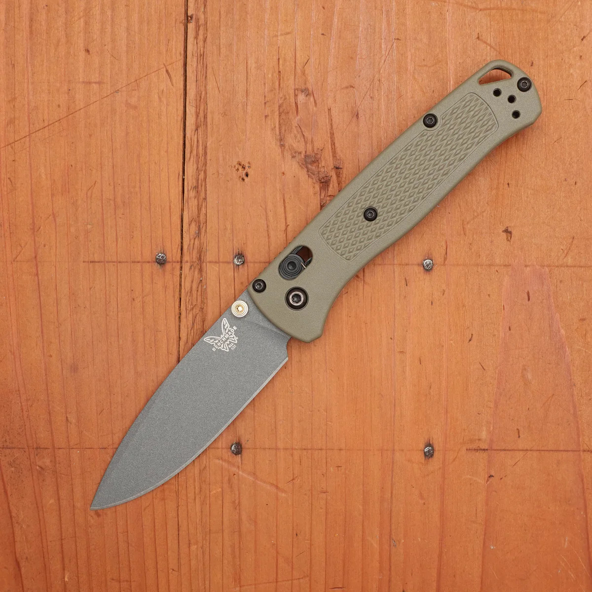 Benchmade 535GRY-1 Bugout Ranger Green Grivory Handle S30V Stainless Steel Knife