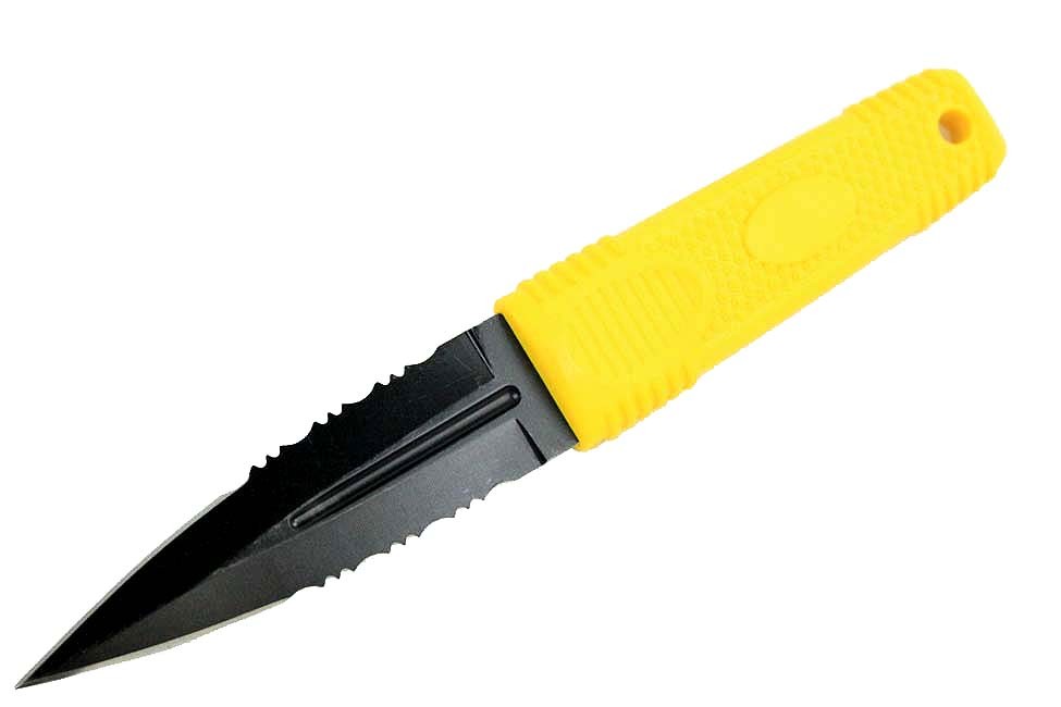 7.75″ Zomb-War Yellow Boot Hunting Knife with Sheath
