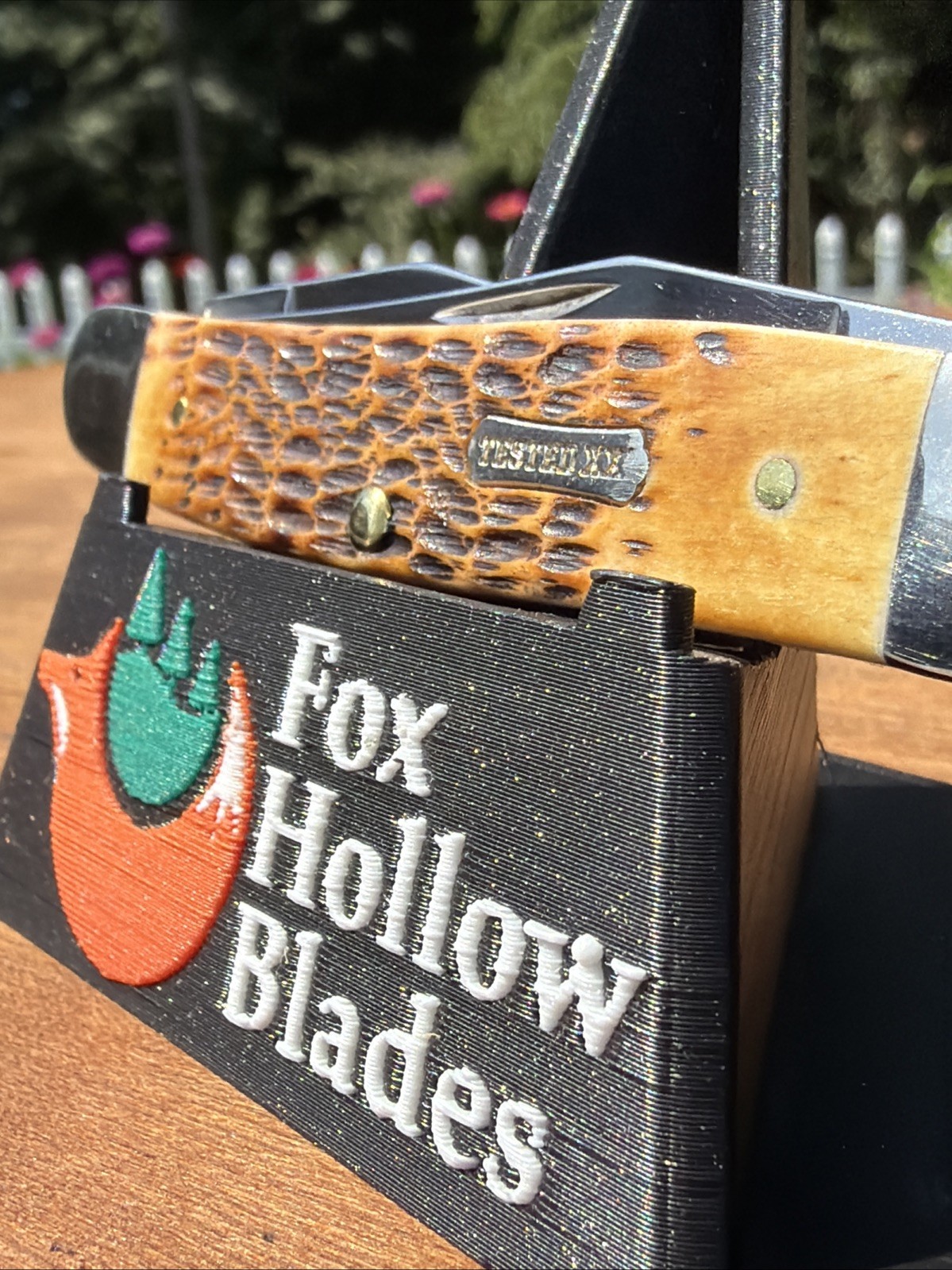 Case XX 2025 Burnt Amber Rogers Jig Bone Muskrat CS Knife