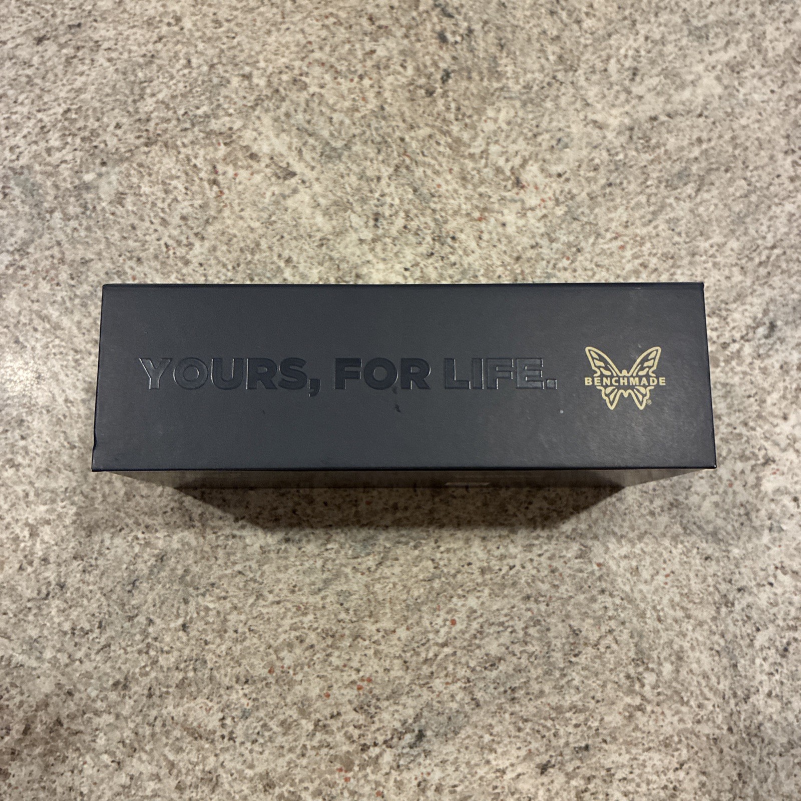 Benchmade 535FE-05 Bugout Knife Crater Blue Grivory Handle S30V Folding Knife